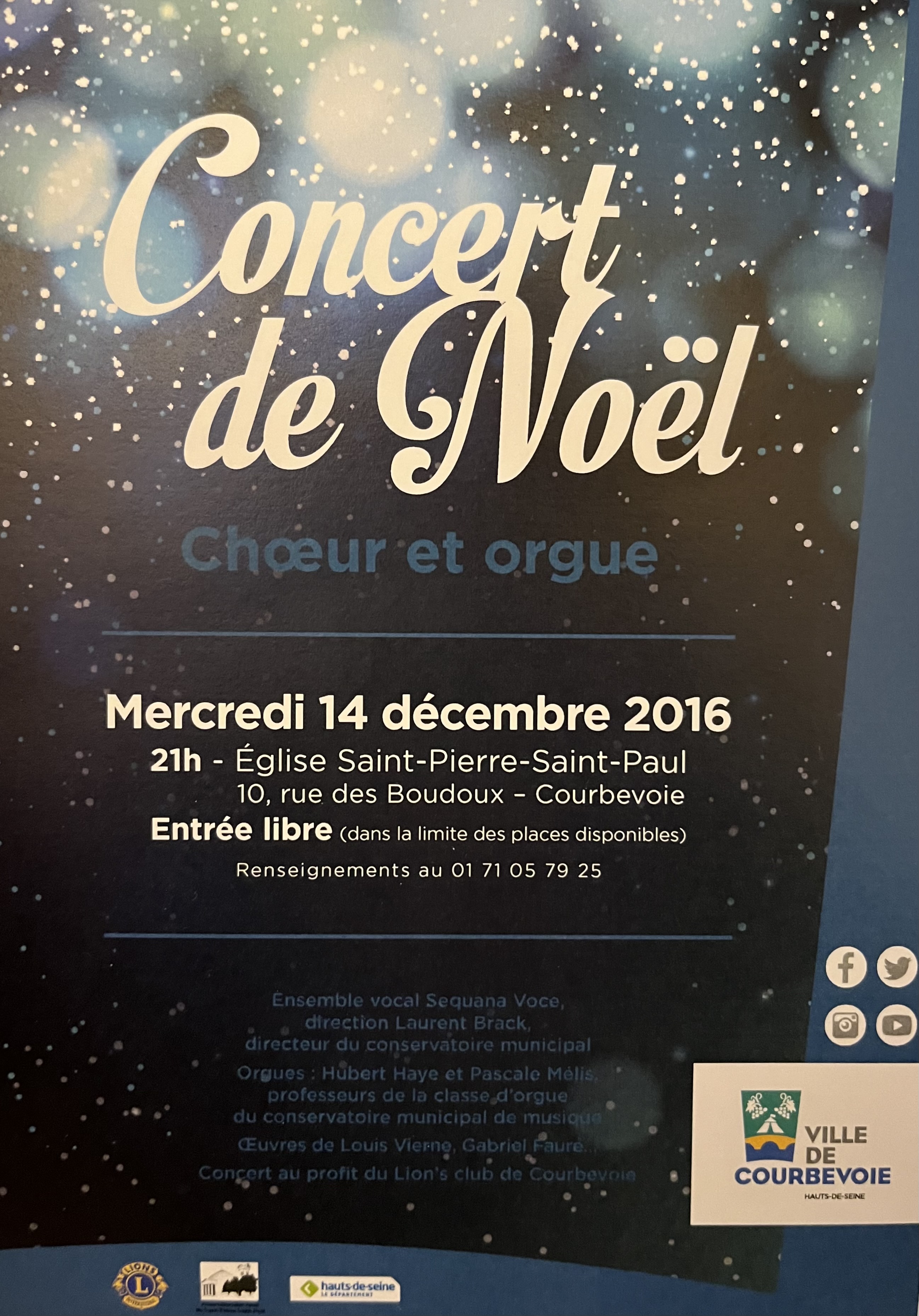 14/12/2016 - L. Vierne - Messe solennelle